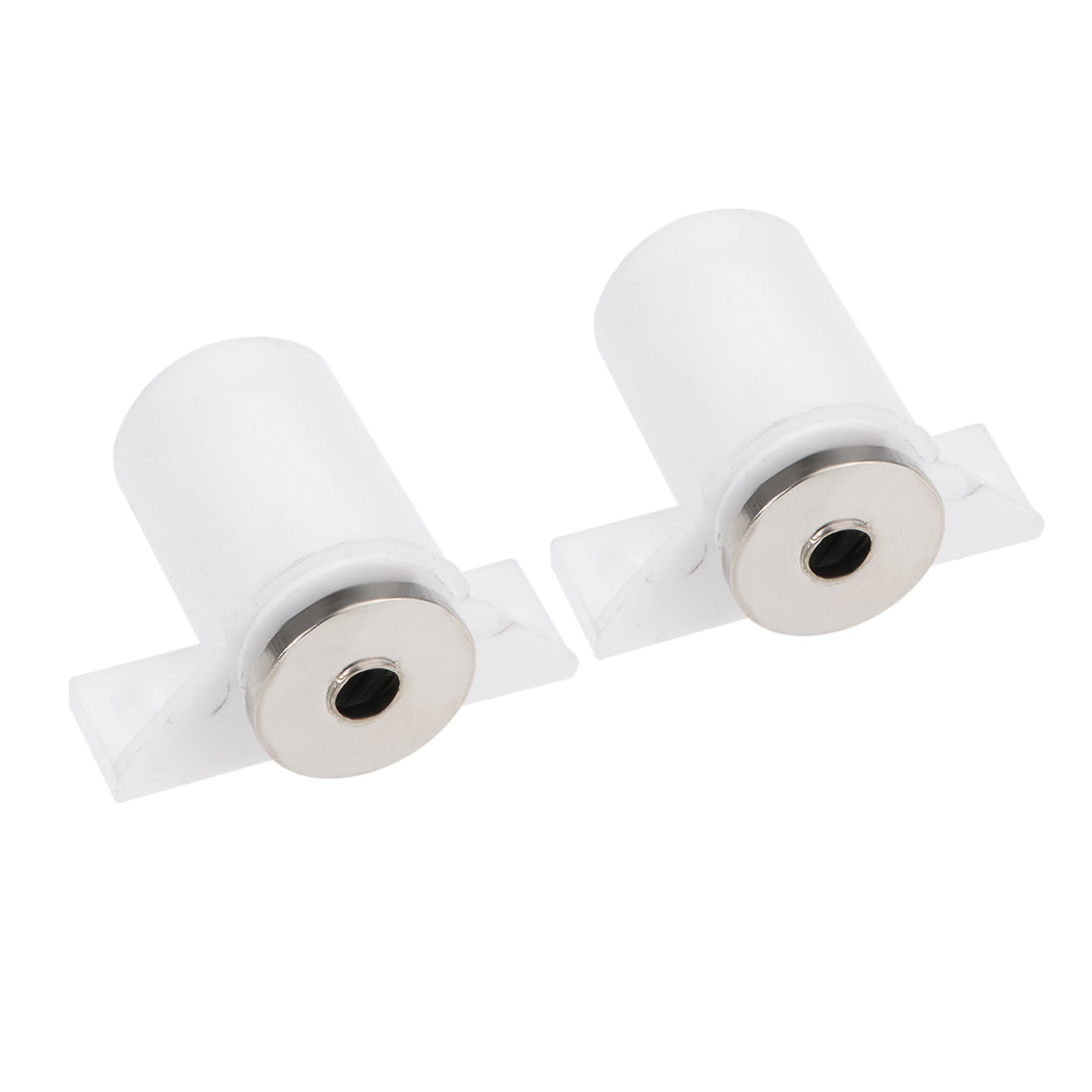 uxcell Uxcell Cabinet Door Magnetic Latch Catch for Bathroom Kitchen Cupboard White 2pcs