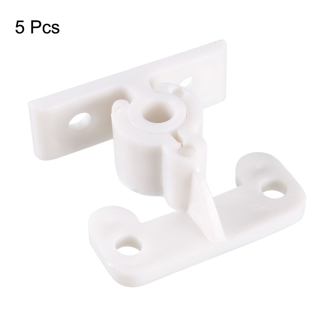 uxcell Uxcell Furniture Cabinet Door Plastic Friction Catch Non-Adjustable ABS Plastic White 5Pcs