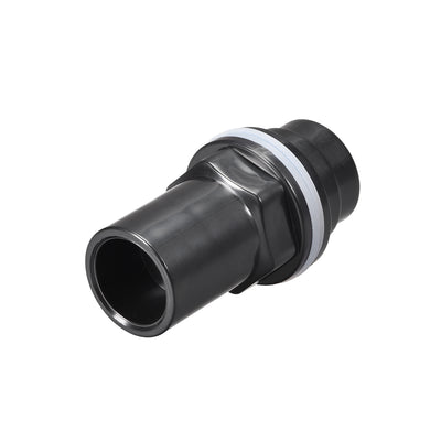 Harfington Uxcell 1-1/2inch ID PVC Aquarium Water Pipe Connector Joint Straight Tubes Hose Connector Fish Tanks Accessories