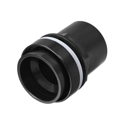 Harfington Uxcell 1-1/2inch ID PVC Aquarium Water Pipe Connector Joint Straight Tubes Hose Connector Fish Tanks Accessories