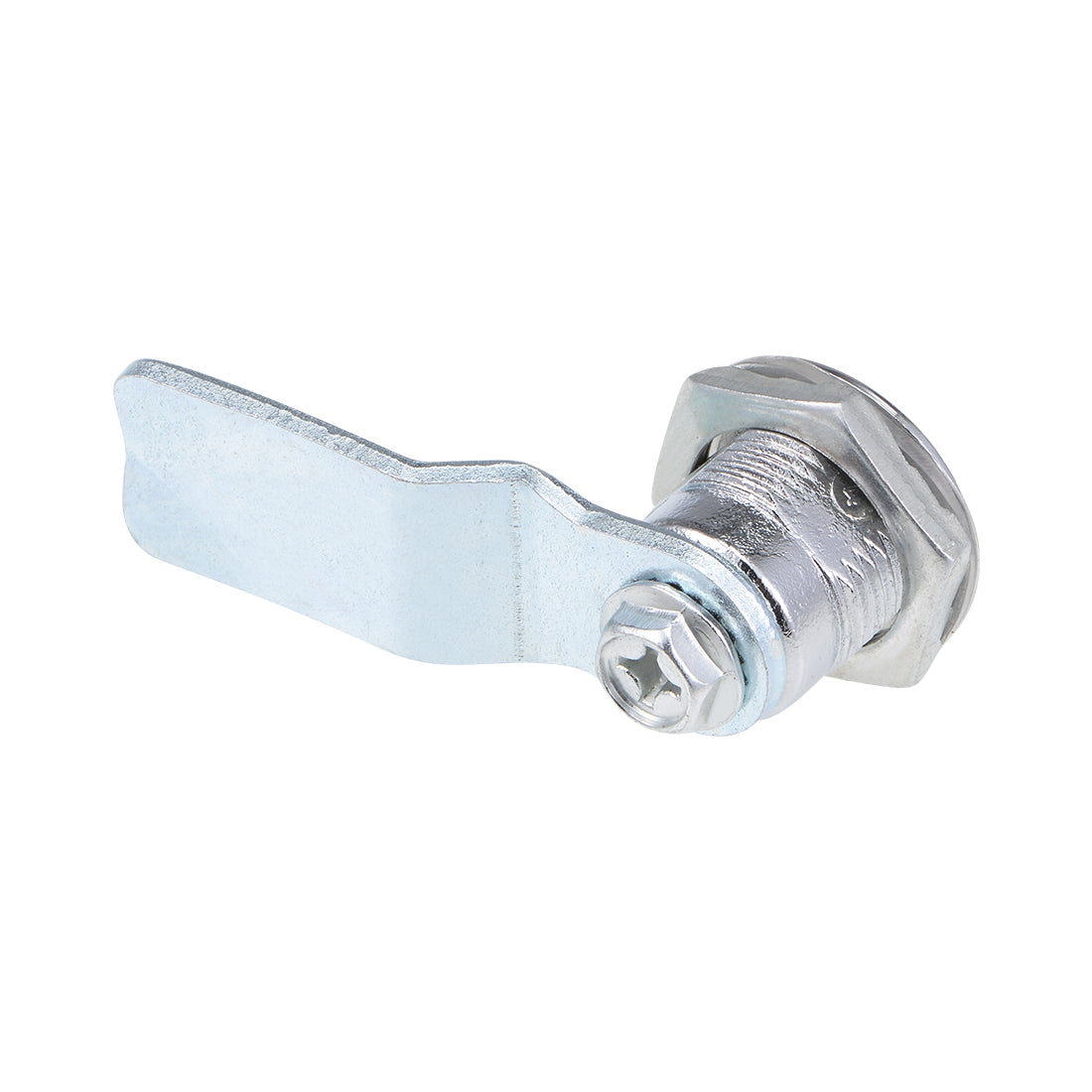 uxcell Uxcell Tubular Cam Lock 22mm Cylinder Dia 52mm Bent Cam Slotted Key