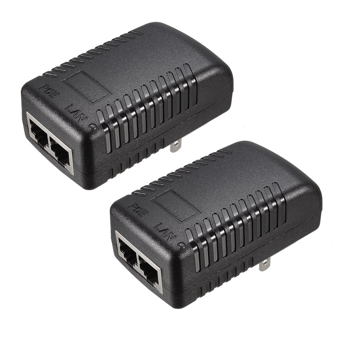 uxcell Uxcell 2pcs 15V 1A POE Power Supply Injector Power over Ethernet Adapter Wall Plug (US Plug) for , Camera, Wireless IP Point