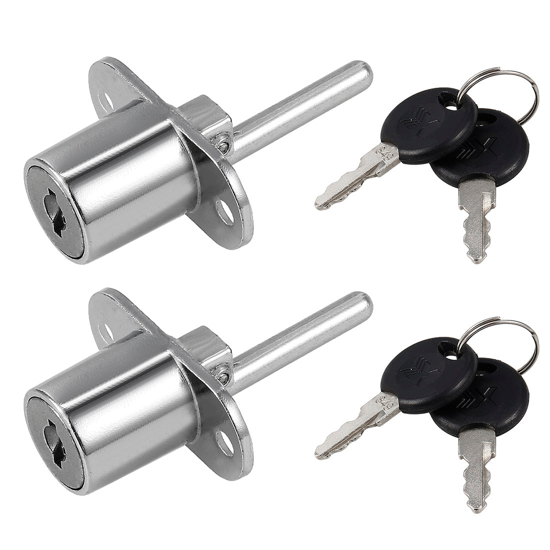 uxcell Uxcell Drawer Lock, 3/4-inch(19mm) Diameter 20mm Long Cylinder, Keyed Different 2Pcs