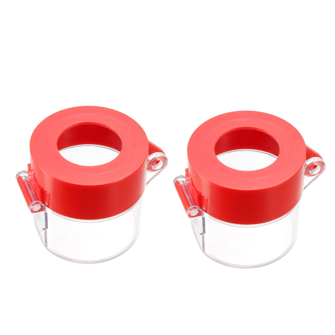 Uxcell Uxcell 2pcs Clear Plasatic Switch Cover Protector for 30mm Diameter Push Button Switch 55*55