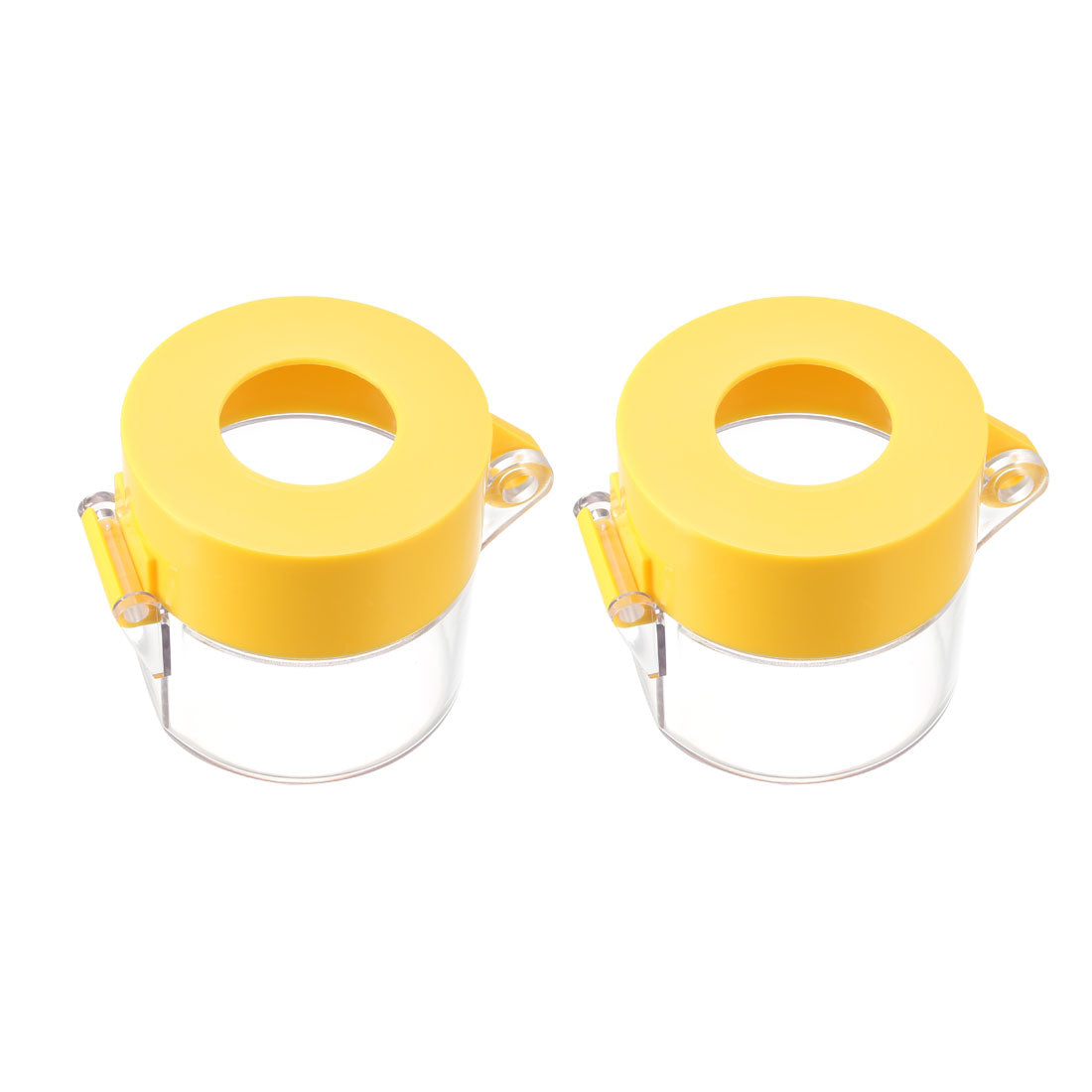 Uxcell Uxcell 2pcs Clear Plasatic Switch Cover Protector for 30mm Diameter Push Button Switch 55*55