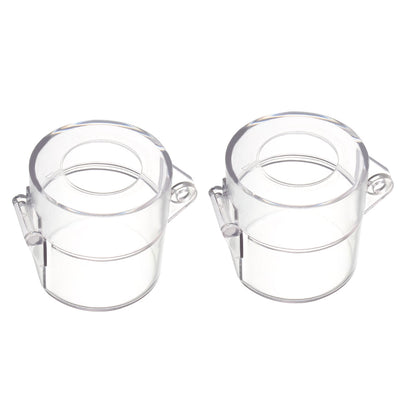Harfington Uxcell 2pcs Clear Plasatic Switch Cover Protector for 30mm Diameter Push Button Switch 55*55