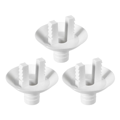 Harfington Uxcell Air Conditioner Drain Hose Connector Elbow Fitting for Mini-Split Units and Window AC Unit 28mm 3Pcs