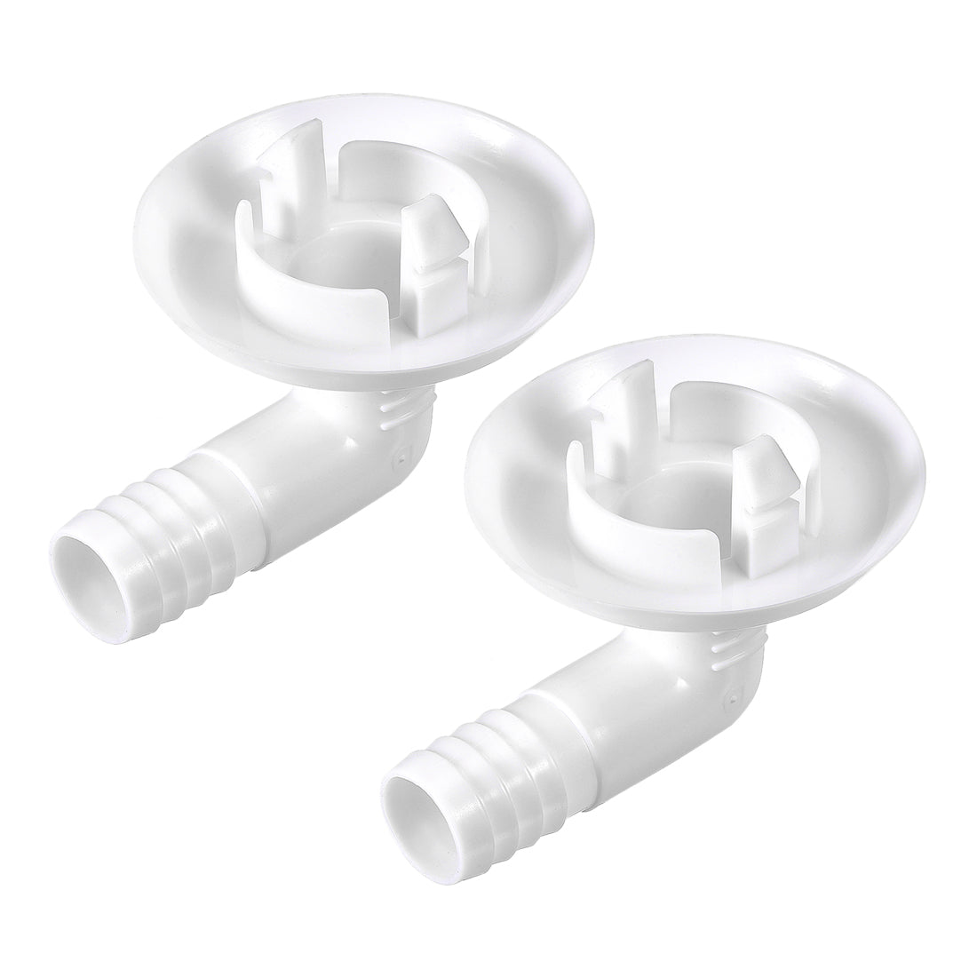 uxcell Uxcell Air Conditioner Drain Hose Connector Elbow Fitting for Mini-Split Units and Window AC Unit 30mm 2Pcs