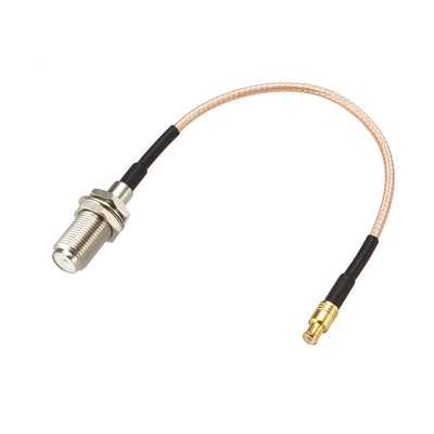 uxcell Uxcell RG316 Coax Cable MCX Male to F Female RF Coaxial Cable 0.5-feet