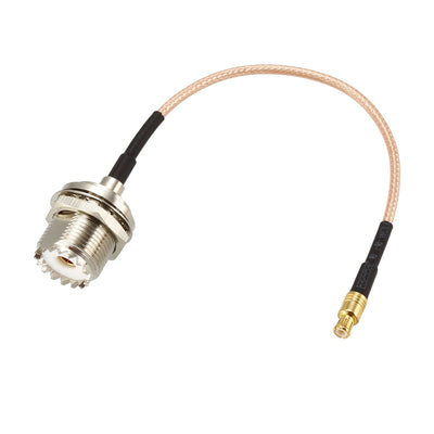 Harfington Uxcell UHF Female  to MCX Male RG316 RF Coaxial Cable 6-Inches