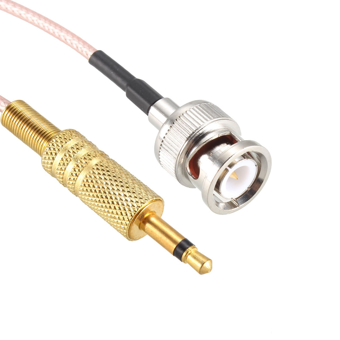 uxcell Uxcell BNC Male to 3.5mm 1/8inch Male Coaxial Power Audio Cable
