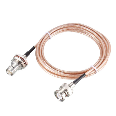 uxcell Uxcell BNC Bulkhead Female to BNC Male RG316 RF Coax Extension Cable 1.83Meter/6Ft