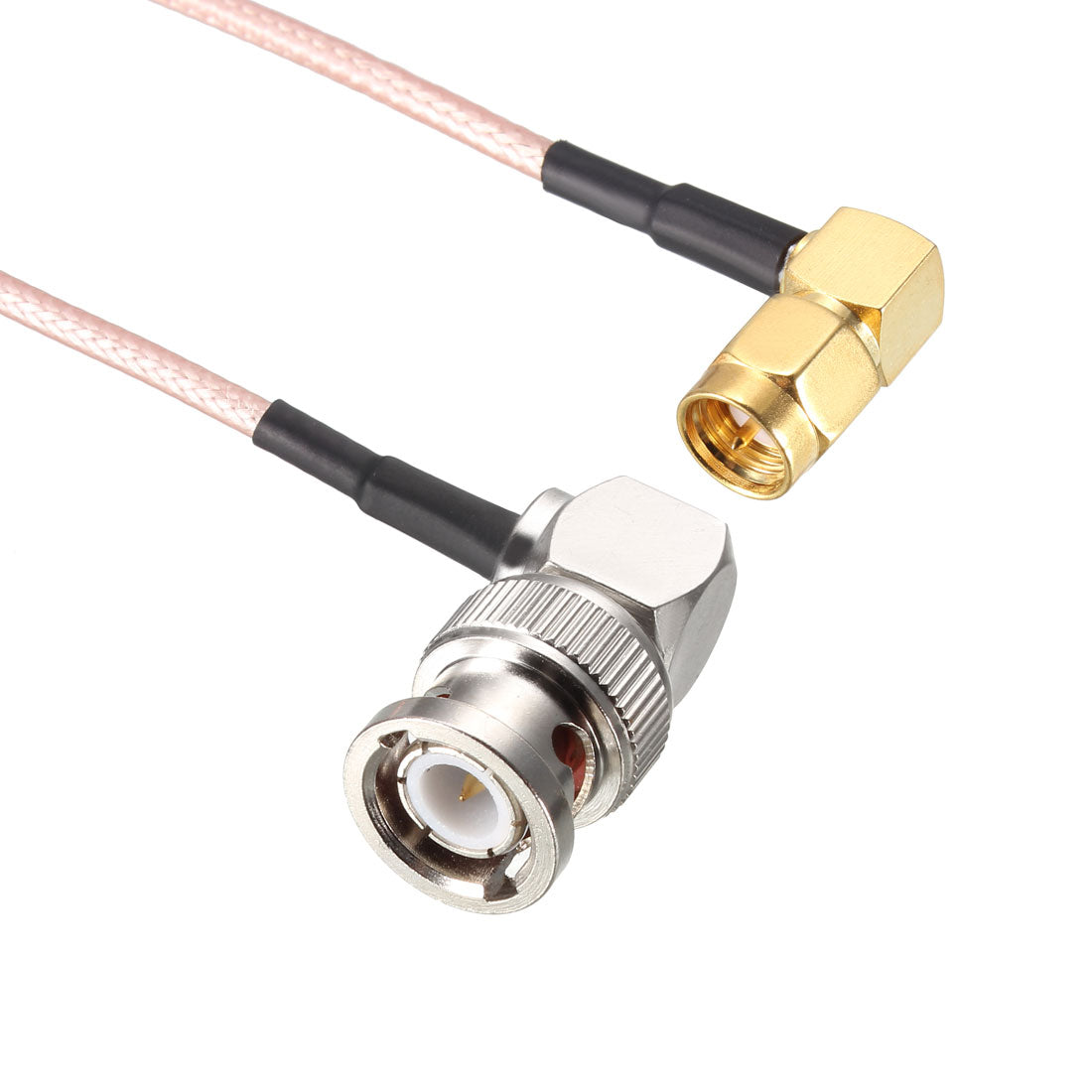 uxcell Uxcell BNC Male Right Angle to SMA Male Right Angle RG316 Coaxial Cable