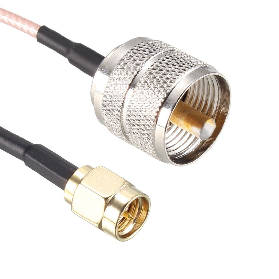 uxcell Uxcell SMA Male to UHF PL-259 Male RG316 RF Coaxial Coax Cable 0.15M/0.5Ft
