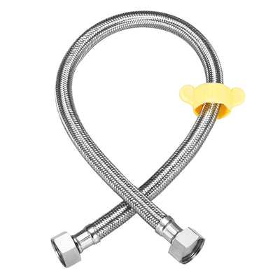 Harfington Uxcell Faucet Supply Line Connector 304 Stainless Steel Hose