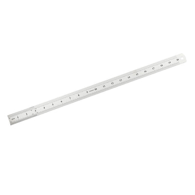 Harfington Uxcell Straight Ruler 500mm 20 Inch Metric Stainless Steel Measuring Tool with Hanging Hole