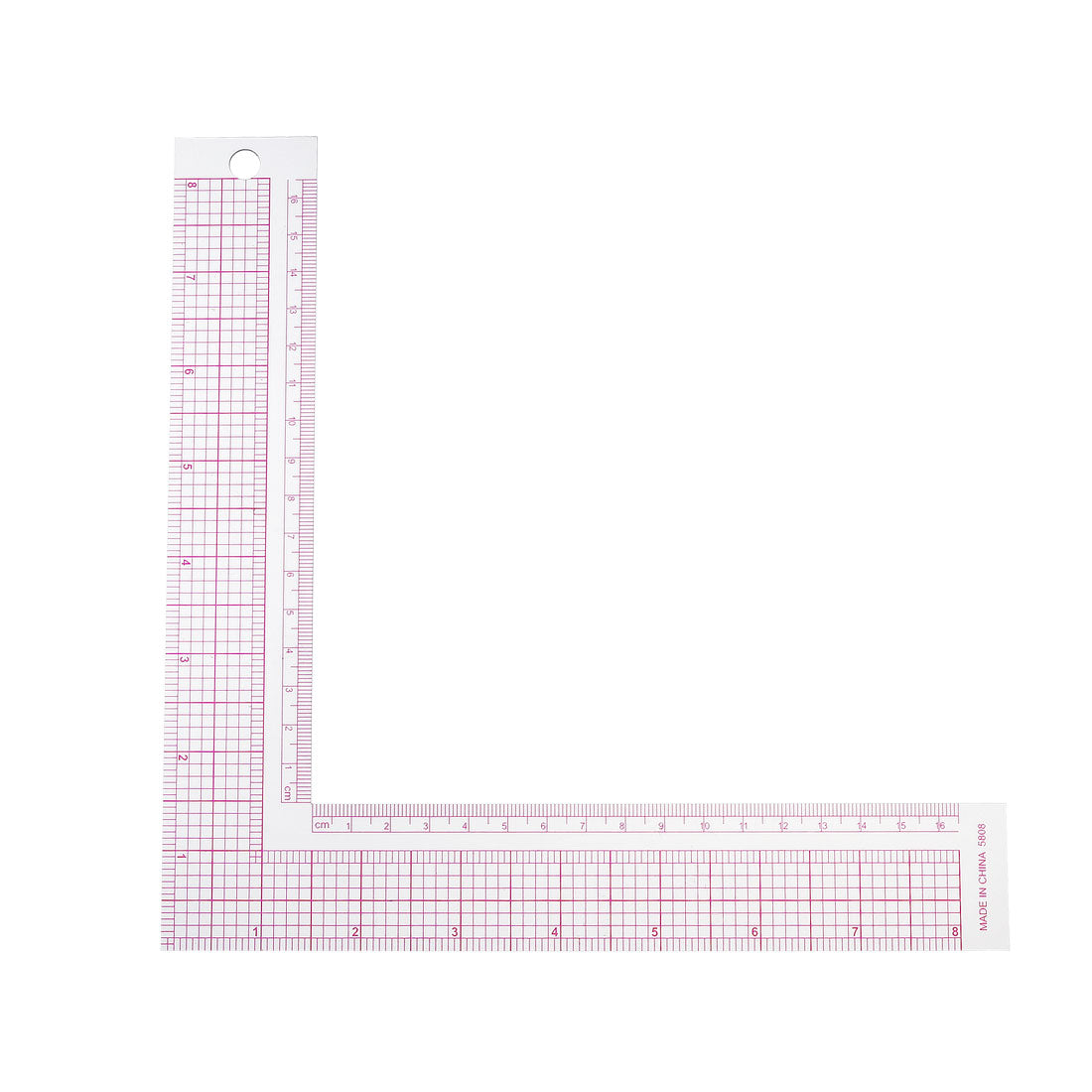 uxcell Uxcell L-square Sewing Ruler 16cm 8 Inch French Curve Measure Tailor Craft Tool 5808