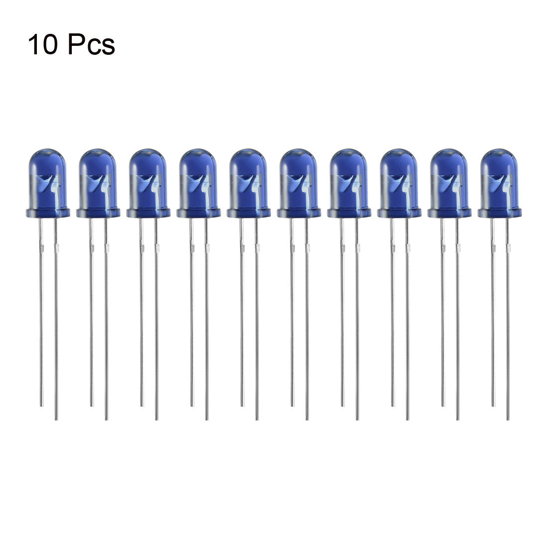 uxcell Uxcell 10pcs 5mm 940nm Infrared Emitter Diode DC 1.5V LED IR Emitter Blue Round Head