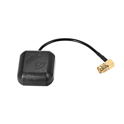 Harfington Uxcell GPS Active Antenna 90-Degree SMA Male Plug 28dB Magnetic Mount 0.1 Meter