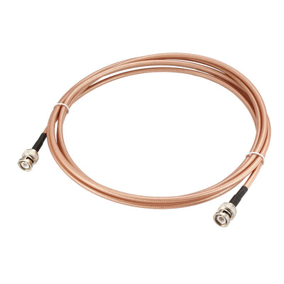 Harfington Uxcell BNC Male to BNC Male Coax Cable RG400 Low Loss RF Coaxial Cable 50 ohm