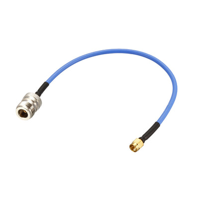 uxcell Uxcell N Female Bulkhead to SMA Male RG402 RF Coaxial Coax Cable 0.27M/0.9Ft
