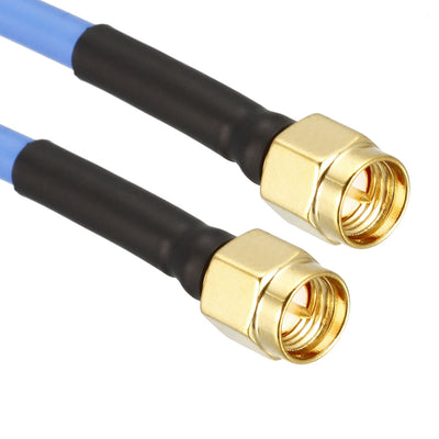 Harfington Uxcell SMA Male to SMA Male Coaxial Cable 50 Ohm RG402 2pcs