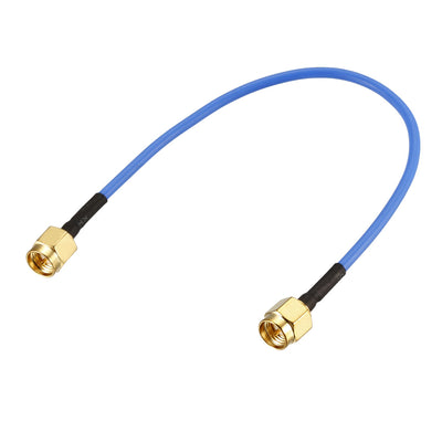 Harfington Uxcell SMA Male to SMA Male Coaxial Cable 50 Ohm 0.9M/2.95Ft RG405