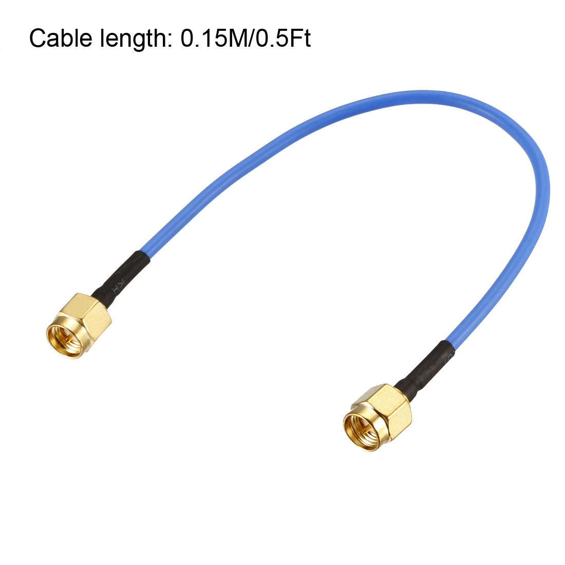 Uxcell Uxcell SMA Male to SMA Male Coaxial Cable 50 Ohm 0.9M/2.95Ft RG405 2pcs