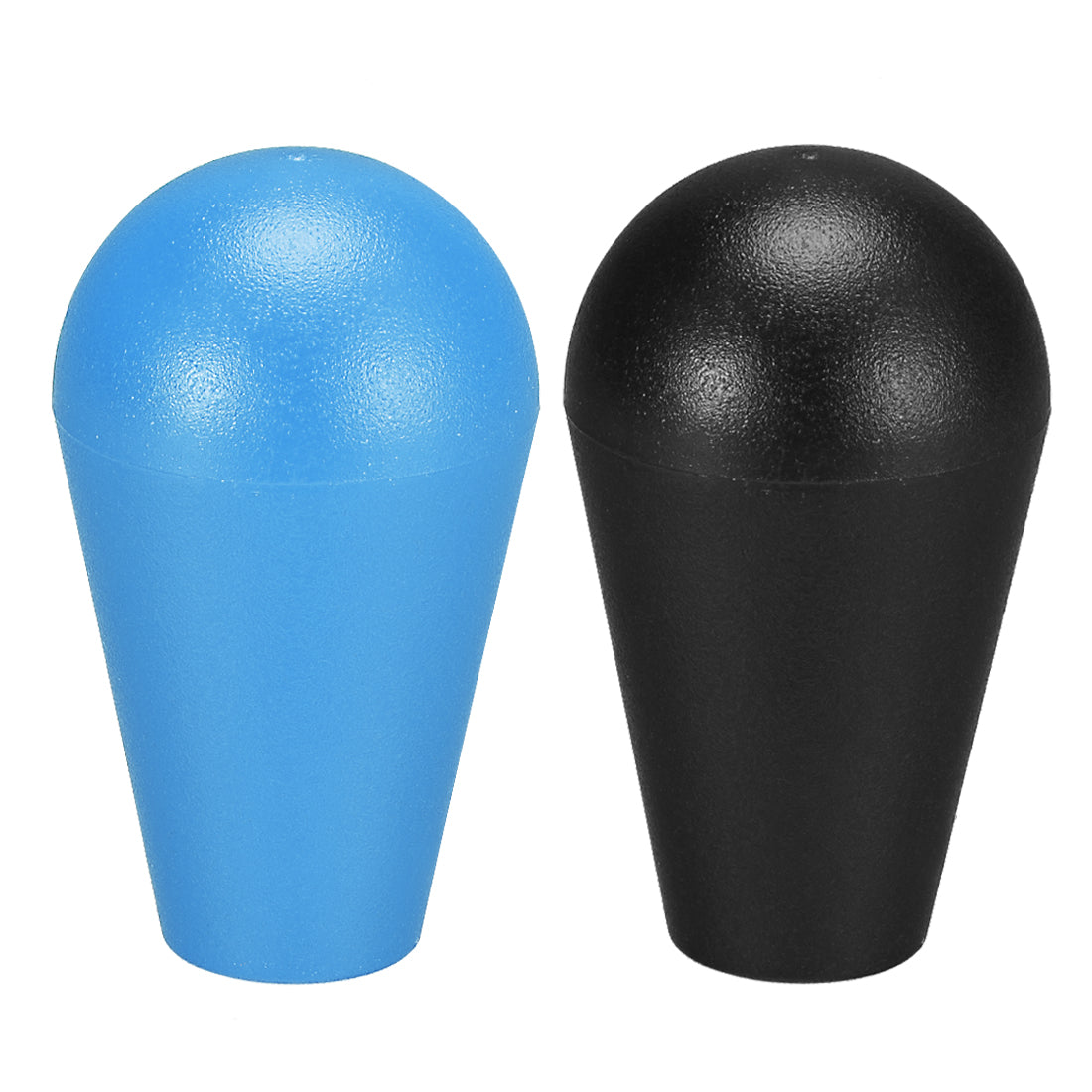 uxcell Uxcell Ellipse Oval Joystick Head Rocker Ball Top Handle American Type Arcade Game DIY Parts Replacement Blue Black 2Pcs