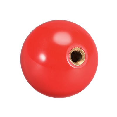 Harfington Uxcell Joystick Ball Top Handle Rocker Round Head Arcade Fighting Game DIY Parts Replacement Red