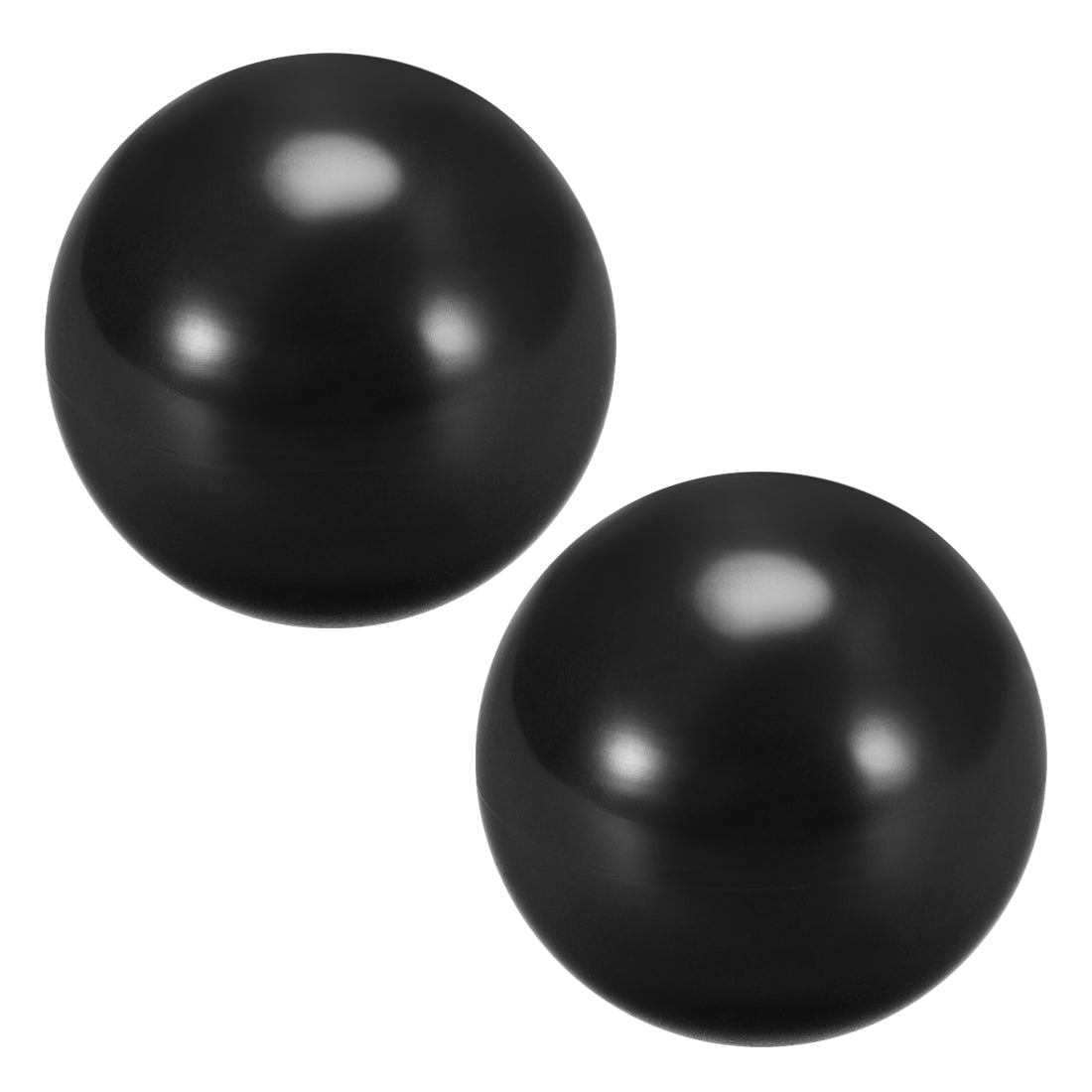 uxcell Uxcell Joystick Ball Top Handle Rocker Round Head Arcade Fighting Game DIY Parts Replacement Black 2Pcs