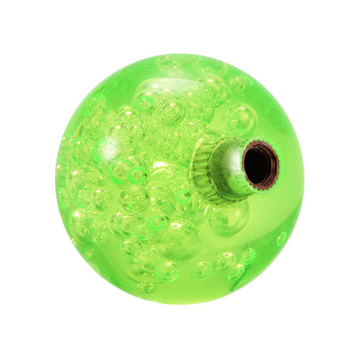Harfington Uxcell Joystick Ball Top Handle Rocker Round Head Arcade Fighting Game DIY Parts Replacement Crystal Green
