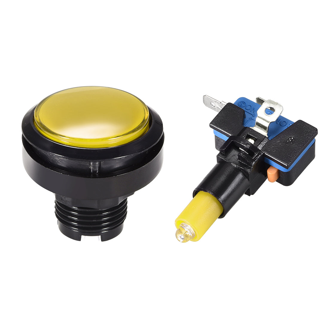 uxcell Uxcell Game Push Button Round LED Illuminated Button Switch with Micro switch for Arcade Games