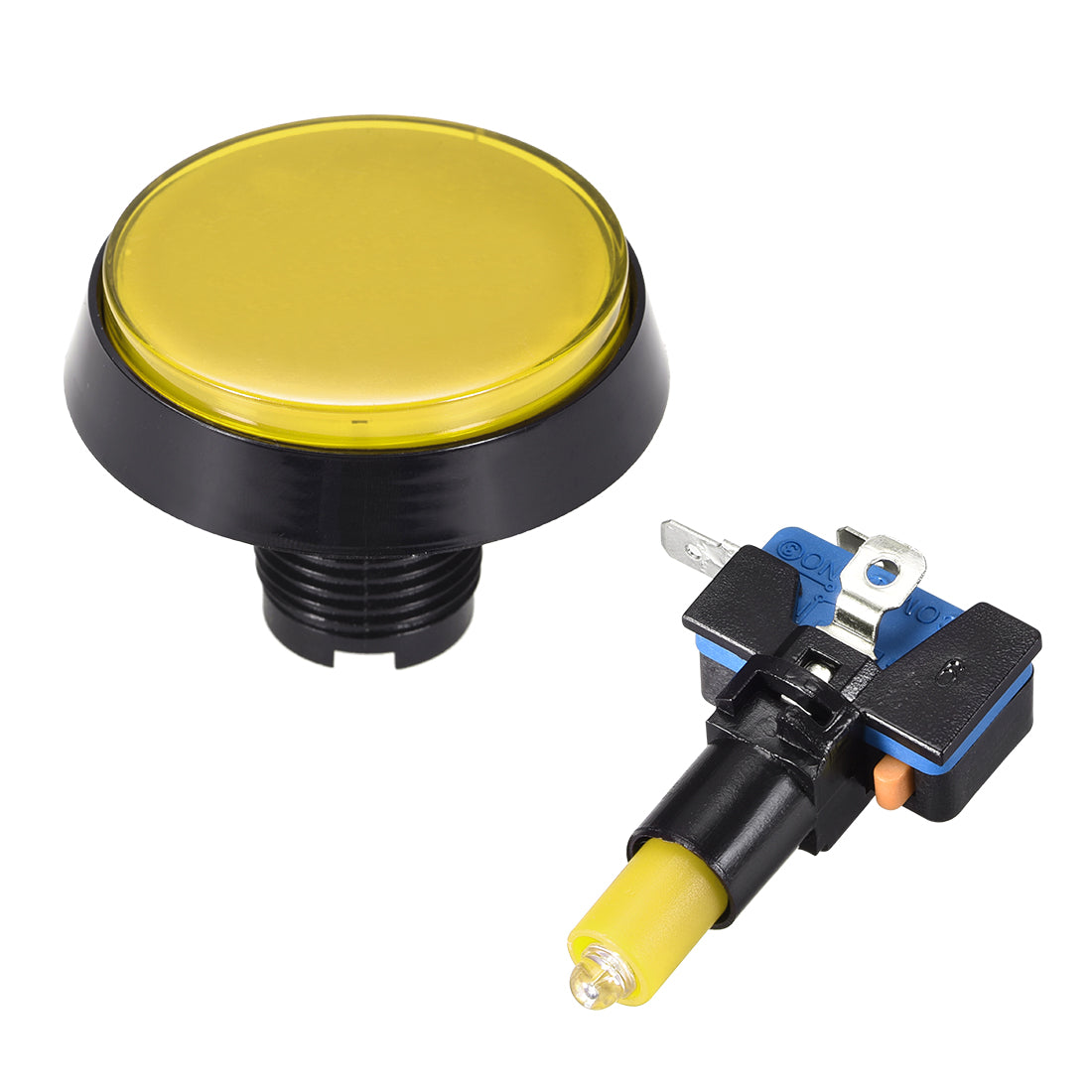 uxcell Uxcell Game Push Button Round  LED Illuminated Switch with for Arcade Video Game