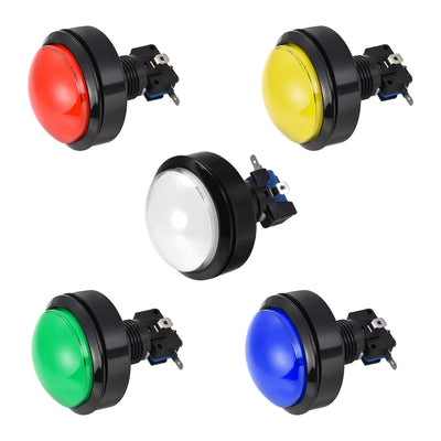 Harfington Round 12V LED Illuminated Game Push Button Switch