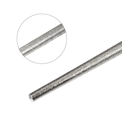 Harfington Uxcell Diamond File 8 Inch Round File Diamond Coated Plastic Handle Hand Tool for Grinding Polishing