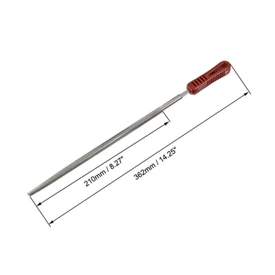 Diamond File Uxcell 6 Inch Half Round - Diamond Coated Steel File With Plastic Handle 6 Inch Diamond Coated File
