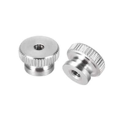 Harfington Uxcell Knurled Thumb Nuts, 2Pcs M3 304 Stainless Steel Round Knobs for 3D Printer Parts