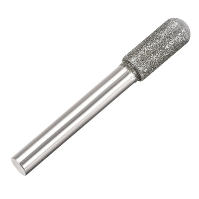 Harfington Uxcell Diamond burrs Grinding Drill Bits for Carving Rotary Cylindrical Ball Nose Tool