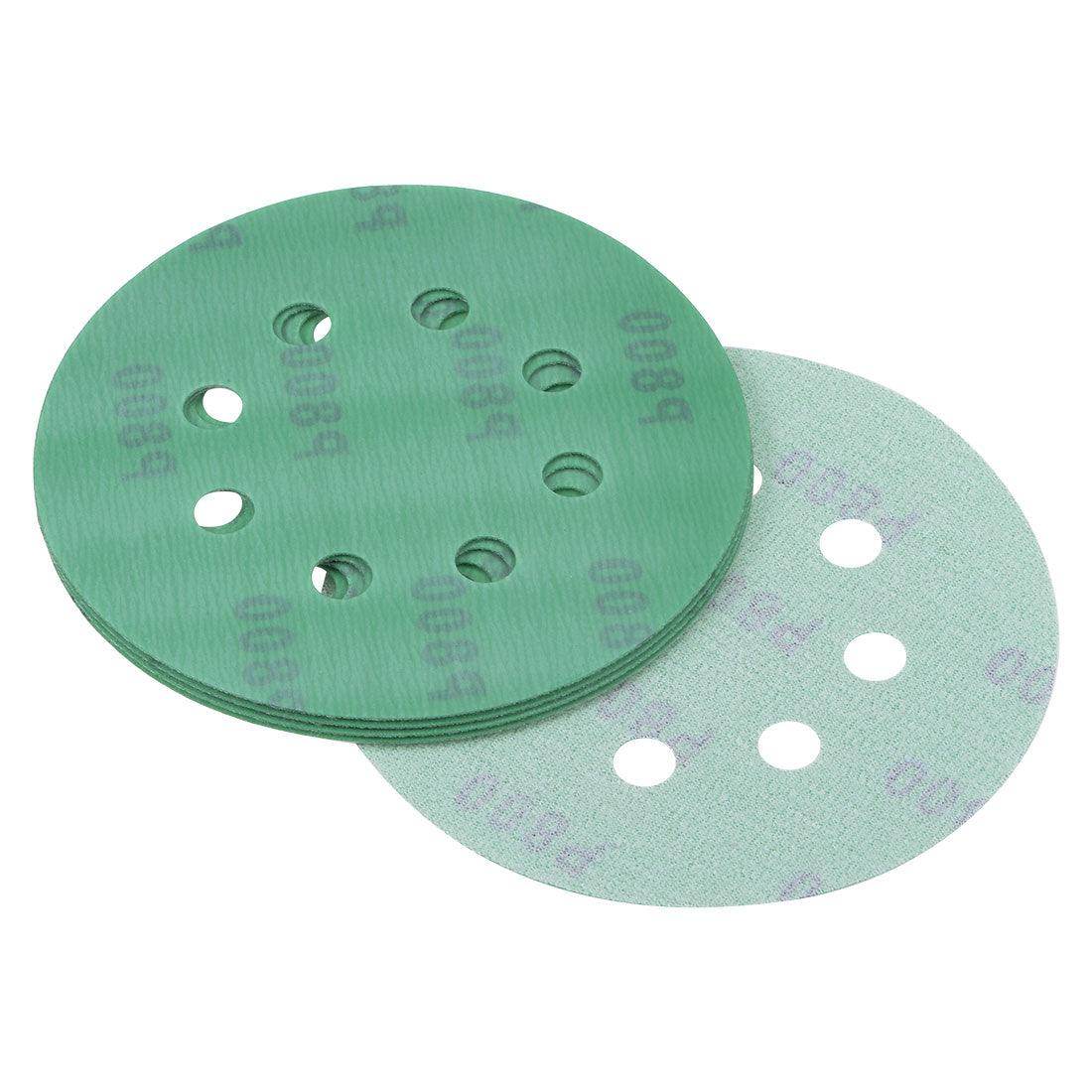 Uxcell Uxcell 5 Inch 8 Hole 800 Grits Hook and Loop Sanding Discs Wet Dry Sandpaper 2pcs