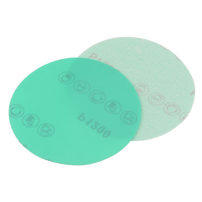 Harfington Uxcell 5 Inch No Hole 320 Grits Hook and Loop Sanding Discs Wet Dry Sandpaper 2pcs