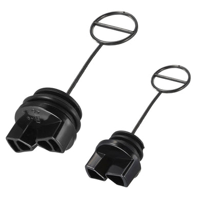 Harfington Uxcell 1 Set Engine Oil & Fuel Cap Assembly Replacement for Chainsaws