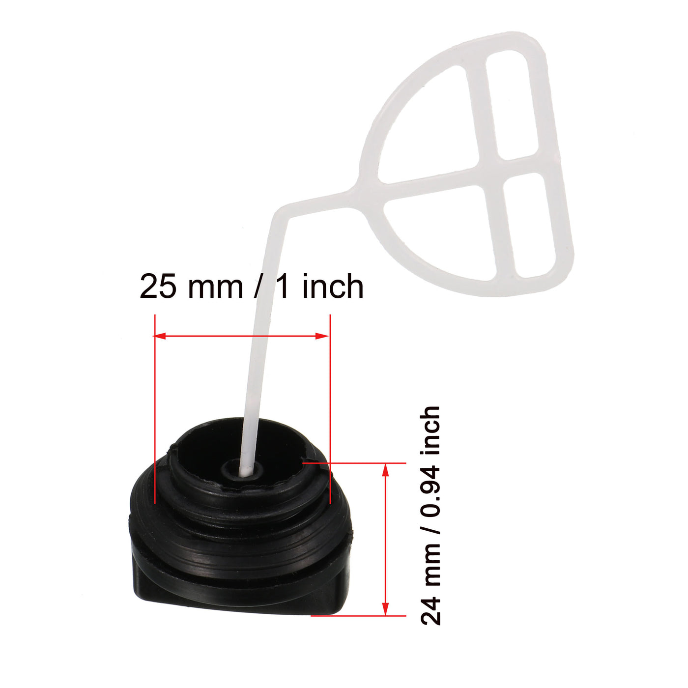 uxcell Uxcell 45/52/58 Oil Fuel Cap for Chainsaw 2pcs