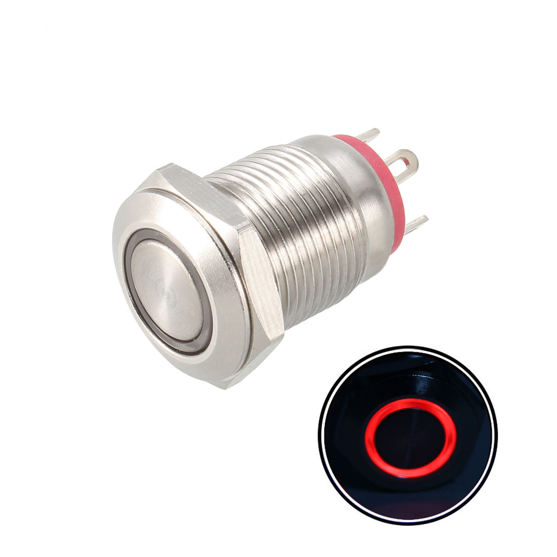 uxcell Uxcell Metal Push Button Switch Mounting Dia Push Button Switch