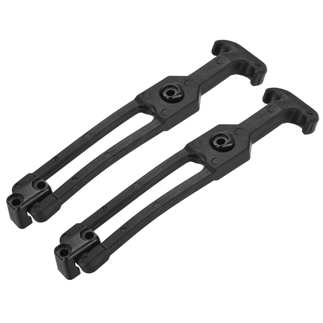 uxcell Uxcell 7.87-inch Rubber Flexible T-Handle Draw Latches Hasp for Golf Cart and Tool Box - 2 Pcs