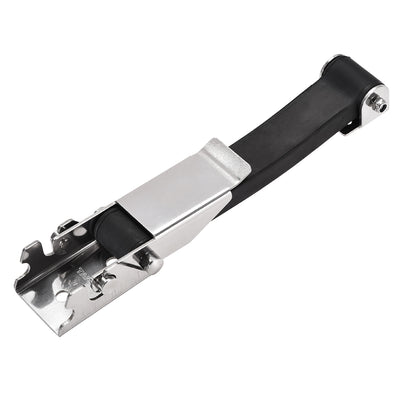Harfington Uxcell 9.25-inch Rubber Flexible SUS304 Stainless Steel Draw Latches Buckle