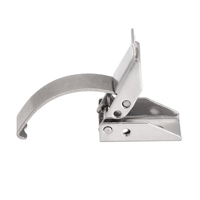 Harfington Uxcell 1.83-inch SUS304 Stainless Steel Draw Toggle Latch with Spring-steel Hook