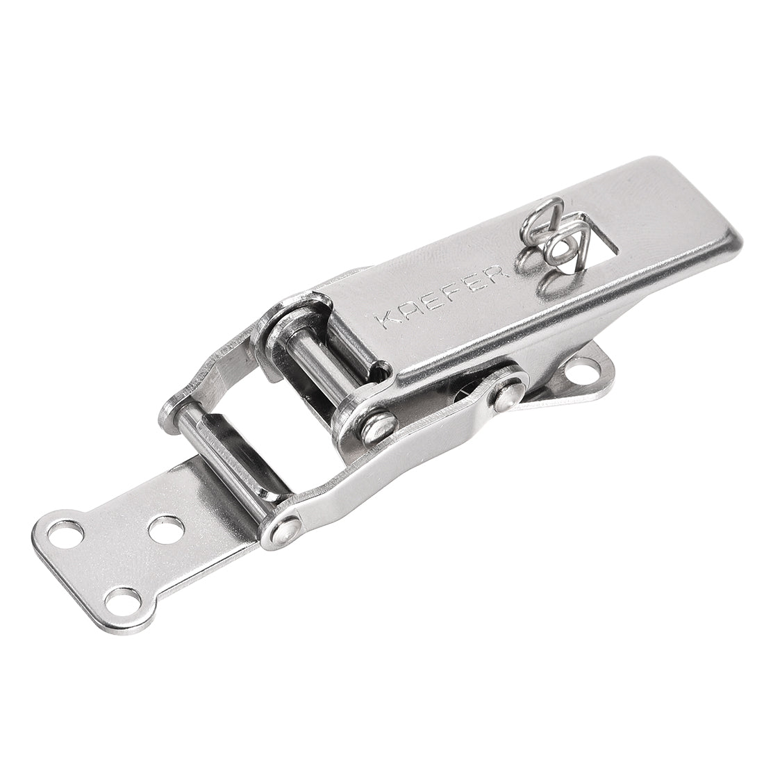 uxcell Uxcell 2.83-inch SUS304 Stainless Steel Spring Loaded Self Locking Toggle Draw Latch & Strike