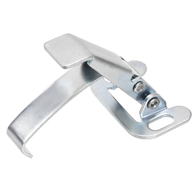 Harfington Uxcell 5.16-inch Galvanized Draw Toggle Latch with Spring-steel Hook