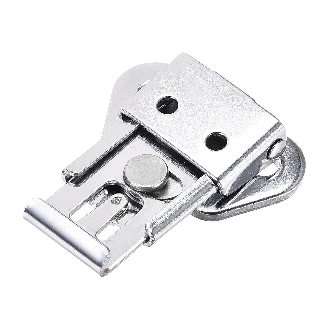 uxcell Uxcell 1.57-inch Iron Butterfly Twist Latch Keeper Toggle Clamp - 2 Pcs (Silver)